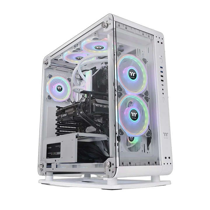 Semi torre Core P6 Tempered Glass Snow