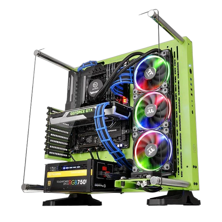 Thermaltake Core P3 SE Edición verde (Cable ascendente opcional)
