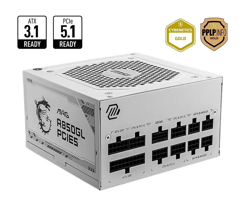 MAG A850GL PCIE5 WHITE