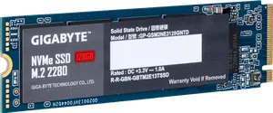 Gigabyte GIGABYTE NVMe SSD 128GB