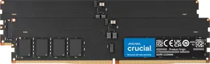 Crucial 32GB (2x16GB) DDR5-6400 CL52