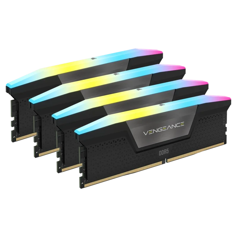 DRAM DDR5 VENGEANCE RGB 32GB (2x16GB) 8000MT/s CL36 — Negro
