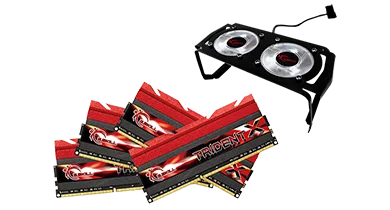 G.Skill 16GB (4x4GB) DDR3-2666 CL10