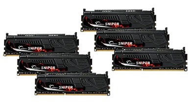 G.Skill 24GB (6x4GB) DDR3-1600 CL7