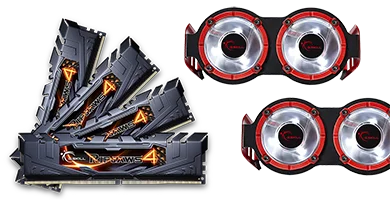 G.Skill 16GB (4x4GB) DDR4-3200 CL15