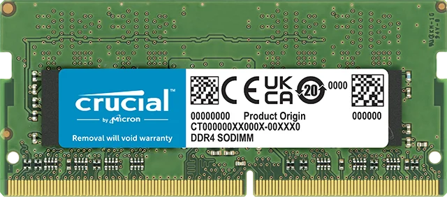 Crucial 32GB (1x32GB) DDR4-3200 CL22