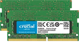 Crucial 64GB (2x32GB) DDR4-3200 CL22