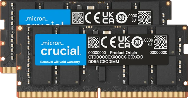 Crucial 48GB (2x24GB) DDR5-6400 CL52