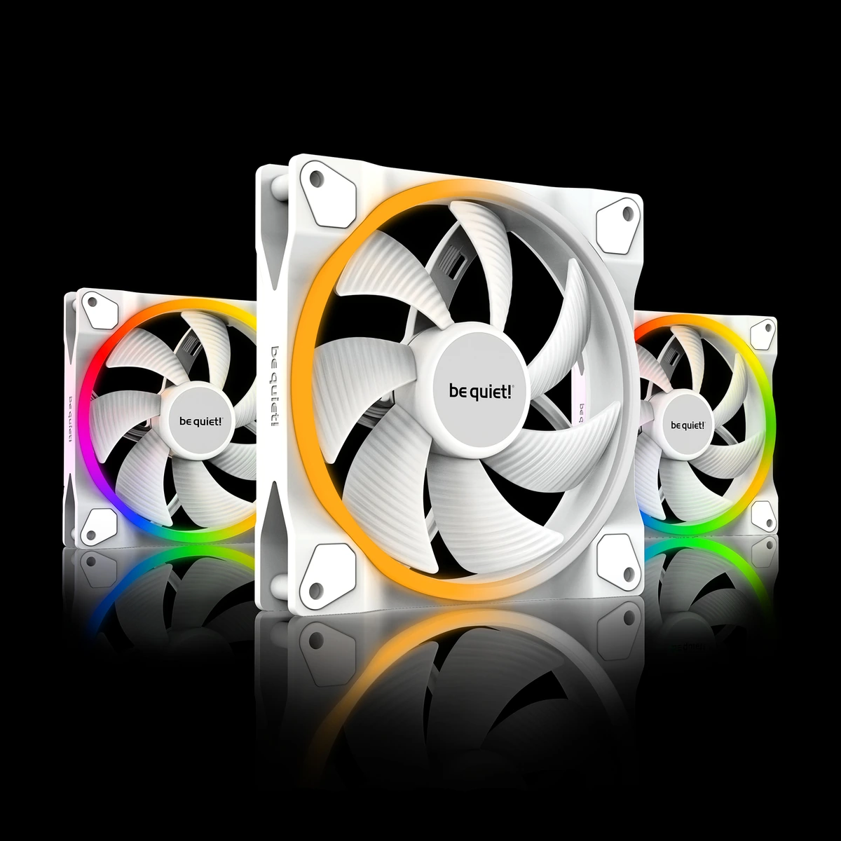 be quiet! Light Wings White 140mm PWM Pack 3