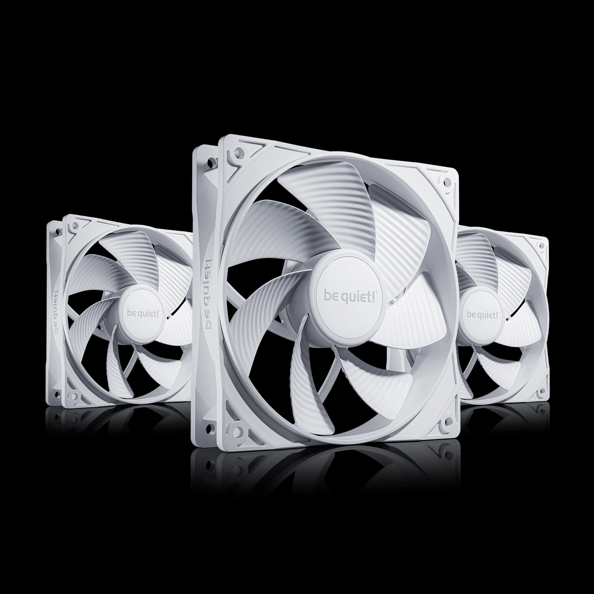 be quiet! Pure Wings 3 120mm PWM Reverse White Pack 3