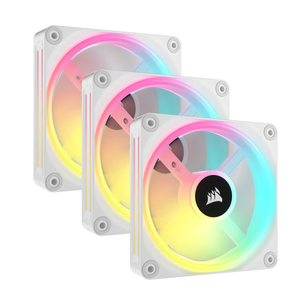 Corsair iCUE LINK QX120 RGB White Pack 3