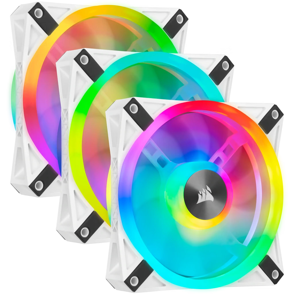 Corsair iCUE QL120 RGB White Pack 3