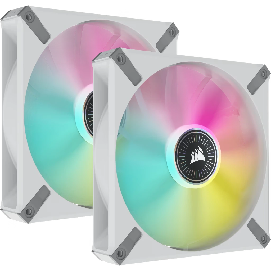 Corsair iCUE ML140 RGB ELITE White Pack 2