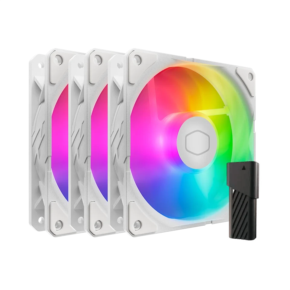 Cooler Master SickleFlow Edge 120 ARGB White Edition Pack 3