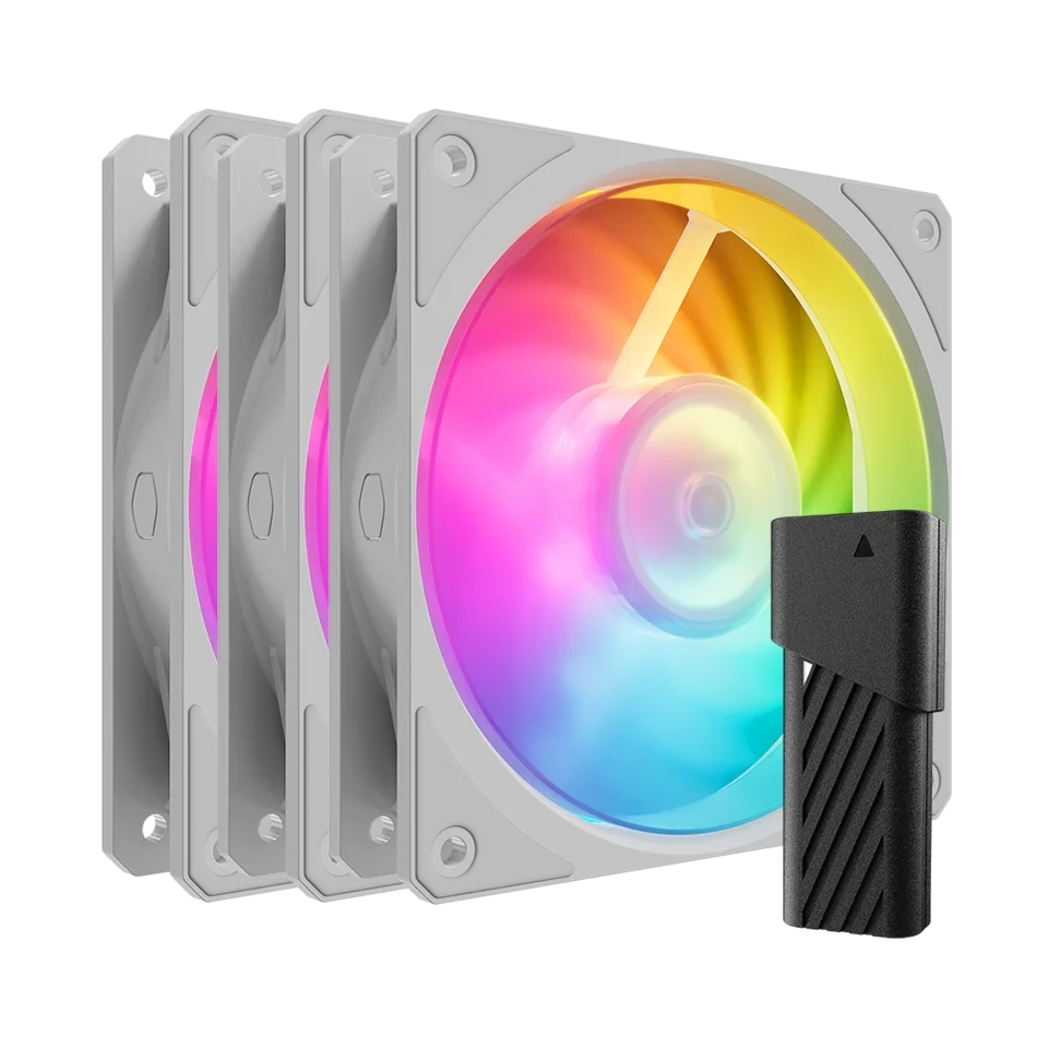 Cooler Master Mobius 120P ARGB White Edition Pack 3
